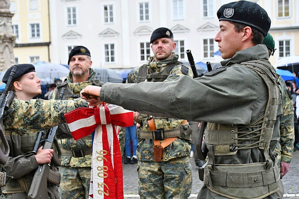 Bundesheer Angelobung Pressefoto Erwin Pramhofer Aus Freistadt In